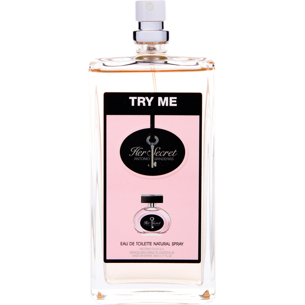 Her Secret by Antonio Banderas, Eau De Toilette Spray 2.7 oz Tester