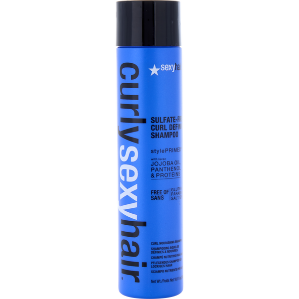 Sexy Hair Curly Sexy Hair Sulfate-Free Curl Defining Shampoo 10.1 oz (Packaging May Vary)