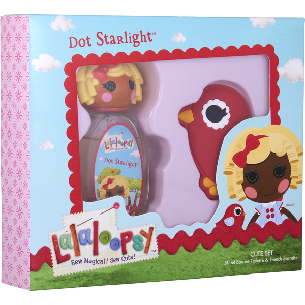 Lalaoopsy Dot Starlight by Marmol & Son, Eau De Toilette Spray 1.7 oz & Hair Clip