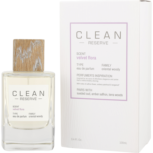 Clean Reserve Velvet Flora by Clean, Eau De Parfum Spray 3.4 oz, image 1 of 2