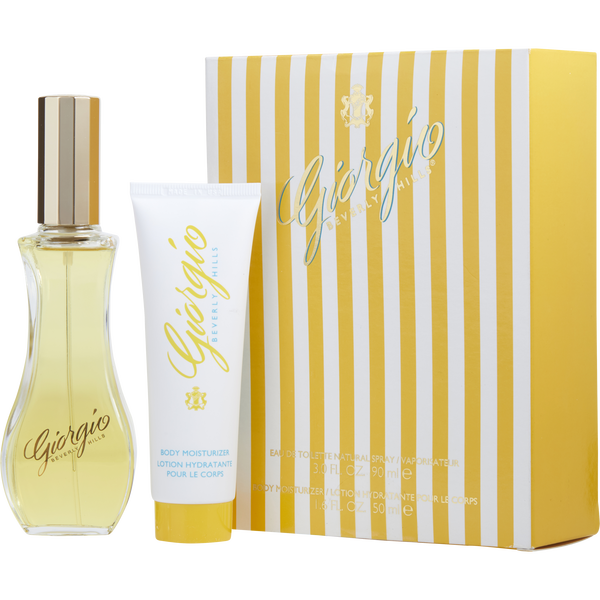 Giorgio Eau De Toilette Spray 3 oz & Body Lotion 1.6 oz