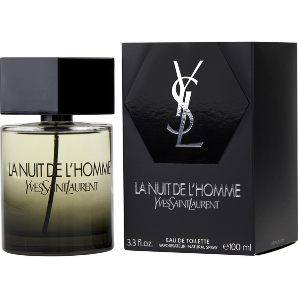 La Nuit De L'Homme Yves Saint Laurent by Yves Saint Laurent, Eau De Toilette Spray (New Packaging) 3.3 oz, image 1 of 3