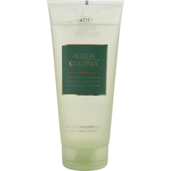 4711 Acqua Colonia Blood Orange & Basil by 4711, Shower Gel 6.8 oz