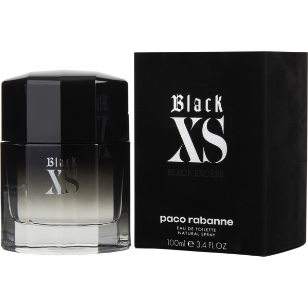 Black Xs by Paco Rabanne, Eau De Toilette Spray (New Packaging) 3.4 oz, image 1 of 2