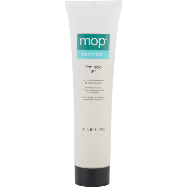 Mop by Modern Organics, Basil Mint Firm Hold Gel 5 oz