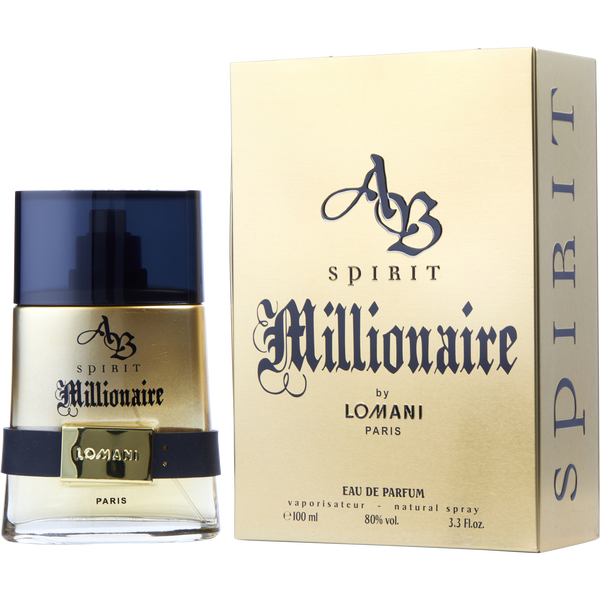 Ab Spirit Millionaire by Lomani, Eau De Parfum Spray 3.3 oz