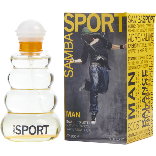 Samba Sport Eau De Toilette Spray 3.3 oz