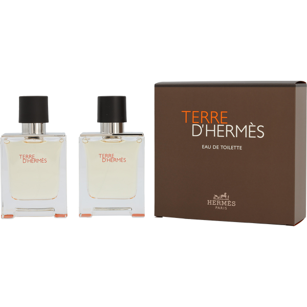 Terre d'Hermes Eau De Toilette Spray 1.6 oz (Two Pieces)