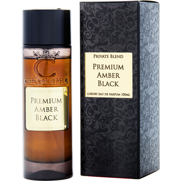 Chkoudra Paris Premium Amber Black by Chkoudra Paris, Eau De Parfum Spray 3.3 oz