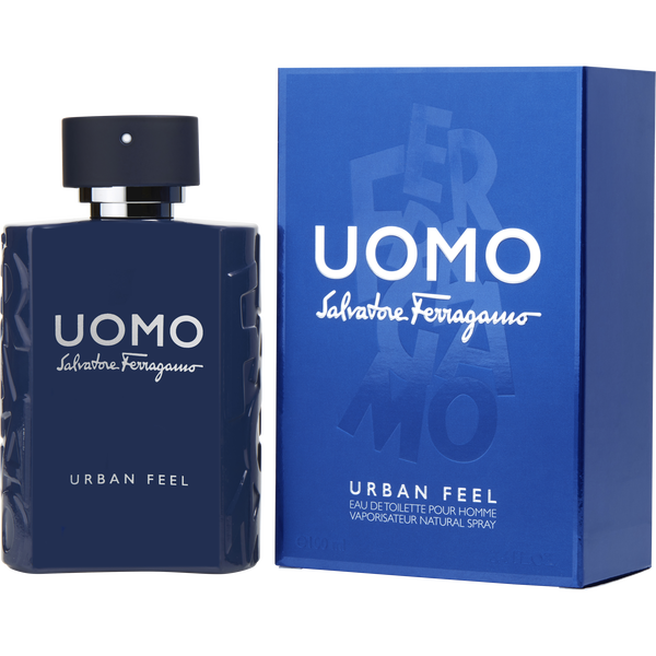 Salvatore Ferragamo Uomo Urban Feel by Salvatore Ferragamo, Eau De Toilette Spray 3.4 oz