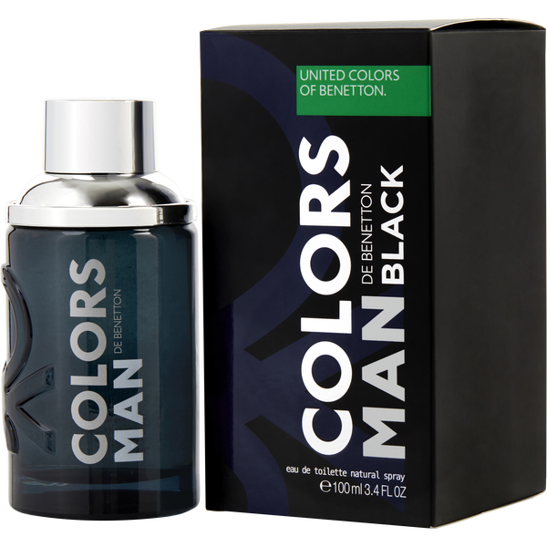 Colors De Benetton Black Eau De Toilette Spray 3.4 oz