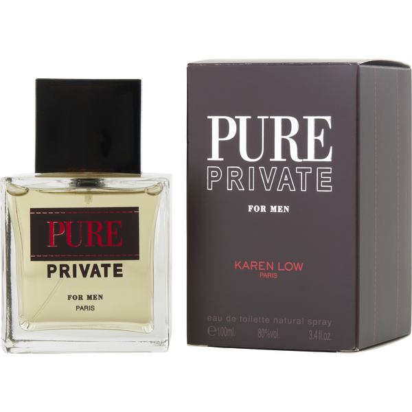 Karen Low Pure Private by Karen Low, Eau De Toilette Spray 3.3 oz