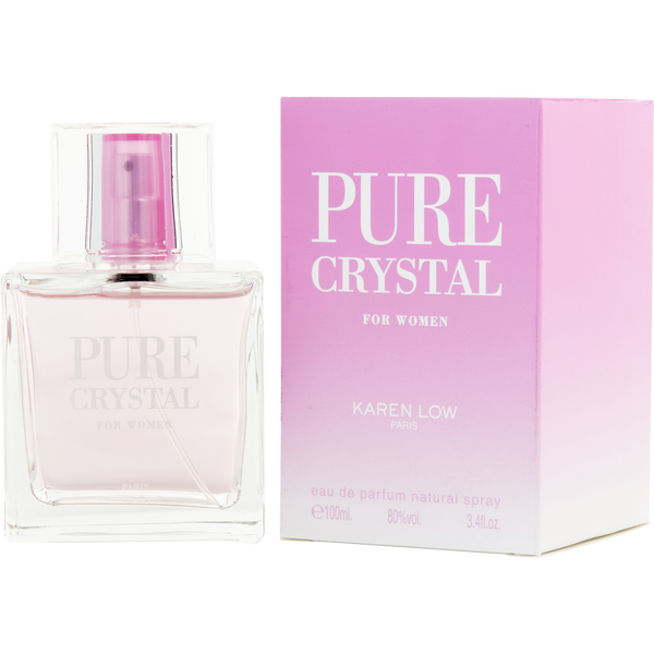 Karen Low Pure Crystal by Karen Low, Eau De Parfum Spray 3.4 oz