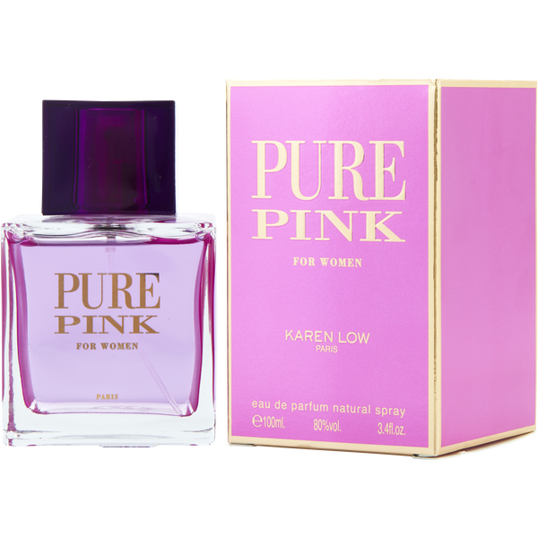 Karen Low Pure Pink by Karen Low, Eau De Parfum Spray 3.4 oz