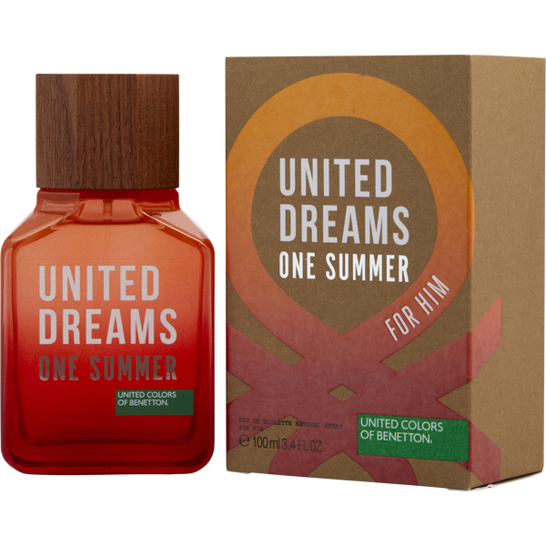 Benetton United Dreams One Summer by Benetton, Eau De Toilette Spray (Edition 2019) 3.4 oz, image 1 of 2