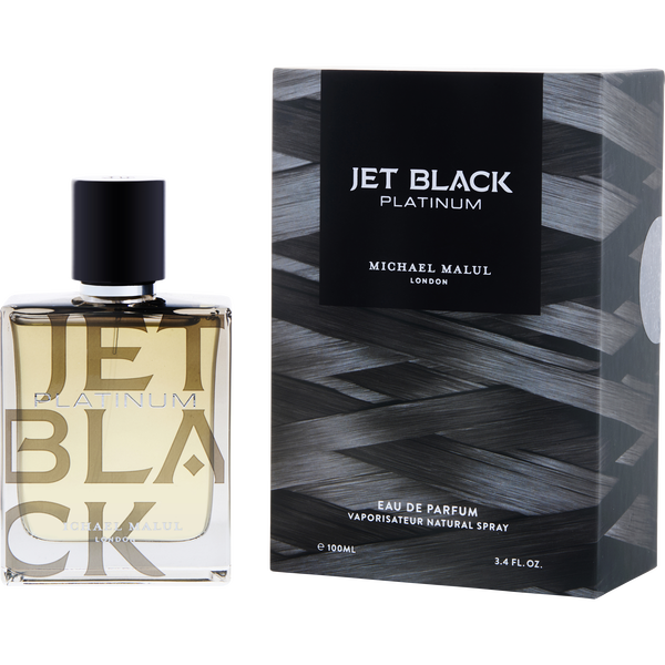Michael Malul Jet Black Platinum Eau De Parfum Spray 3.4 oz