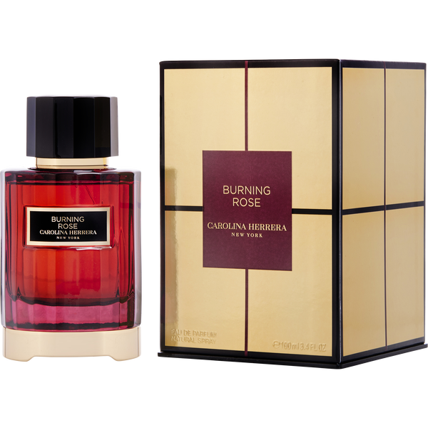 Carolina Herrera Burning Rose by Carolina Herrera, Eau De Parfum Spray 3.4 oz