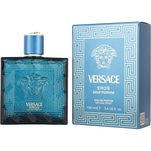 Versace Eros Eau De Parfum Spray 3.4 oz