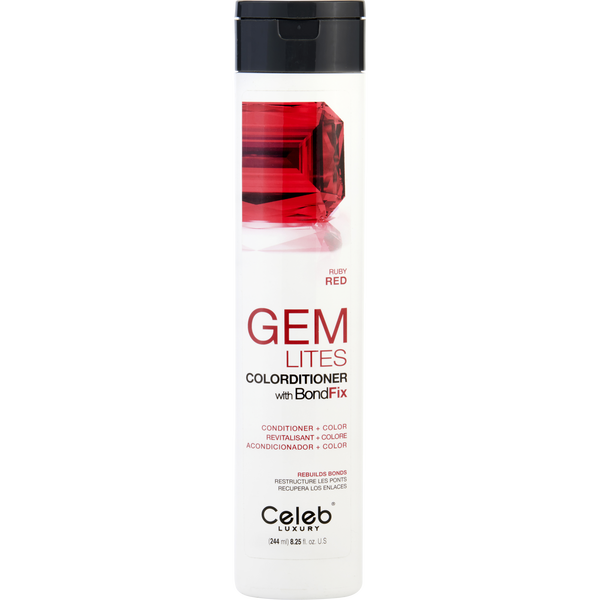 Celeb Luxury by Celeb Luxury, Gem Lites Colorditioner With Bondfix Ruby 8.25 oz