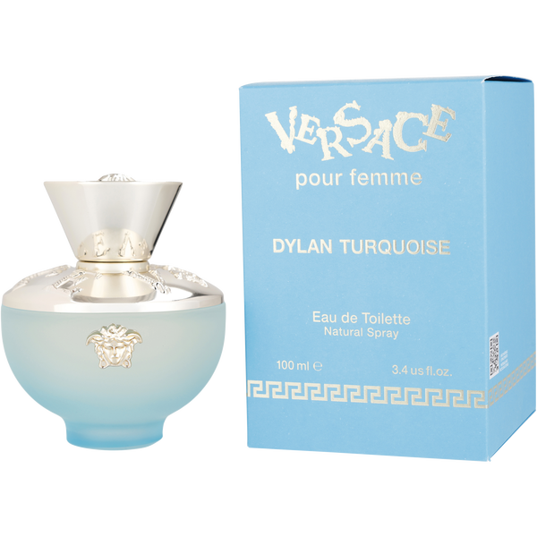 Versace Dylan Turquoise by Gianni Versace, Eau De Toilette Spray 3.4 oz, image 1 of 2