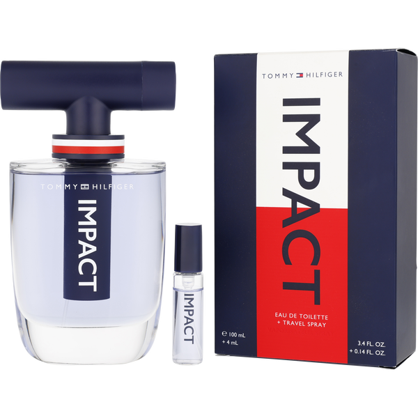 Tommy Hilfiger Impact by Tommy Hilfiger, Eau De Toilette Spray 3.4 oz & Eau De Toilette Travel Spray 0.14 oz Mini, image 1 of 2