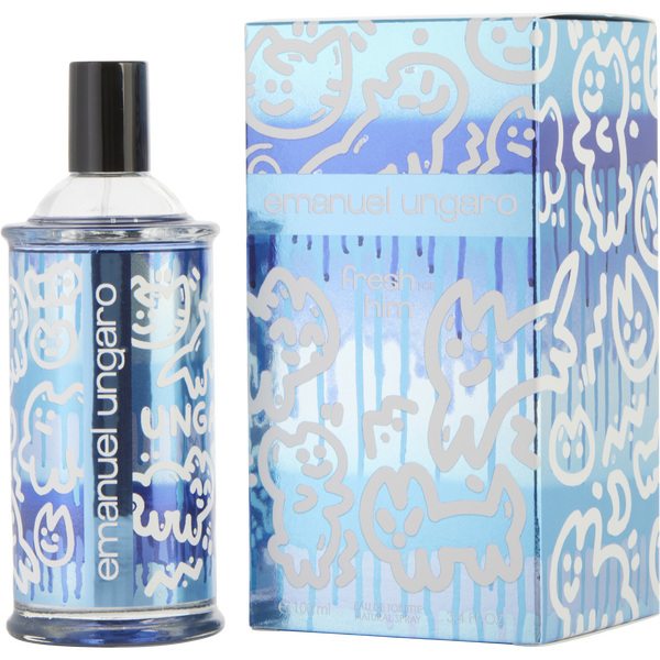Emanuel Ungaro Fresh For Him Eau De Toilette Spray 3.4 oz