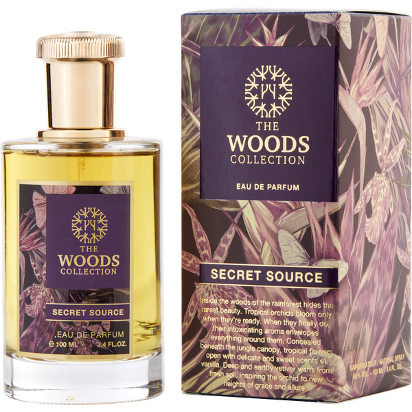 The Woods Collection Secret Source by The Woods Collection, Eau De Parfum Spray (Old Packaging) 3.4 oz