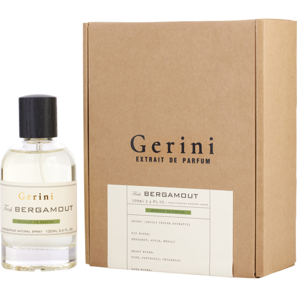 Gerini Fresh Bergamout Extrait De Parfum Spray 3.3 oz