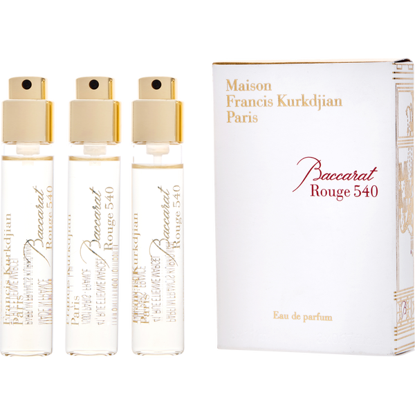 Maison Francis Kurkdjian Baccarat Rouge 540 by Maison Francis, Eau De Parfum Spray 0.37 oz Mini X 3