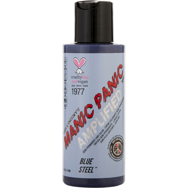 Manic Panic by Manic Panic, Amplified Formula Semi-Permanent Hair Color - # Blue Steel 4 oz