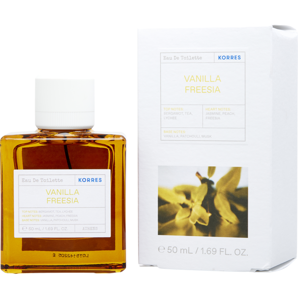 Korres Vanilla Freesia Eau De Toilette Spray 1.7 oz
