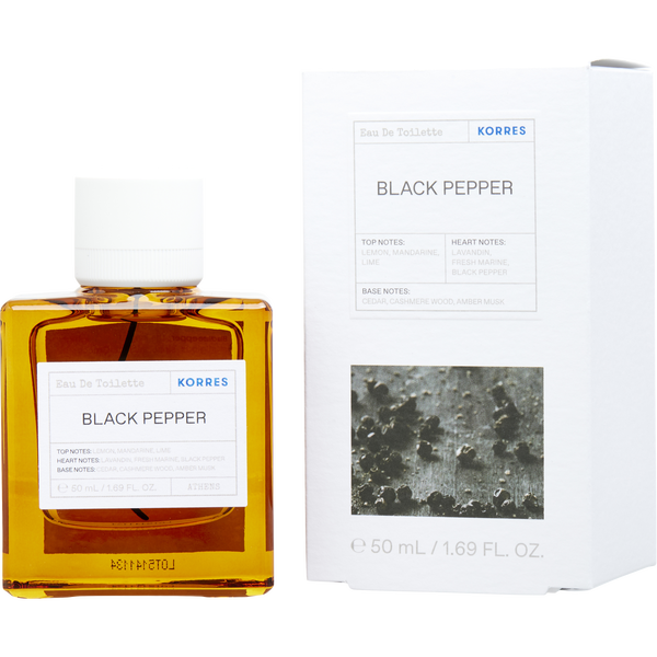 Korres Black Pepper Eau De Toilette Spray 1.7 oz