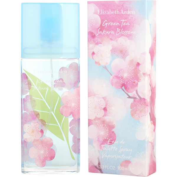 Green Tea Sakura Blossom by Elizabeth Arden, Eau De Toilette Spray 3.4 oz