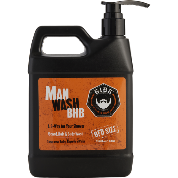 Gibs Grooming by Gibs Grooming, Man Wash Bhb (Beard, Hair, And Body) 33.8 oz
