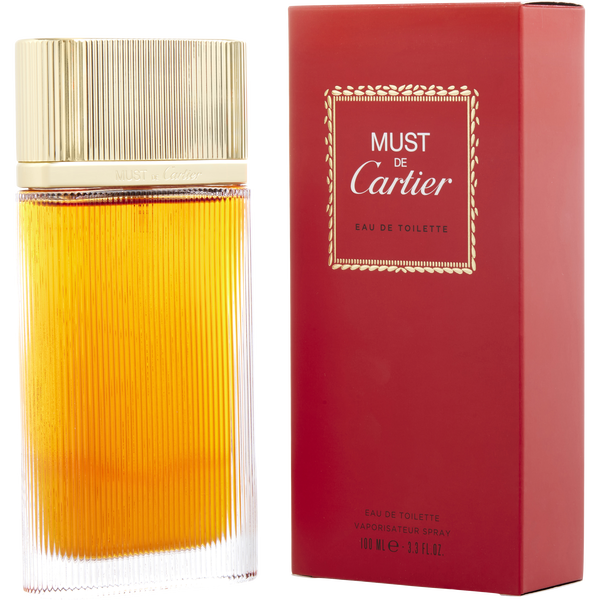 Must De Cartier Eau De Toilette Spray 3.3 oz (New Packaging)