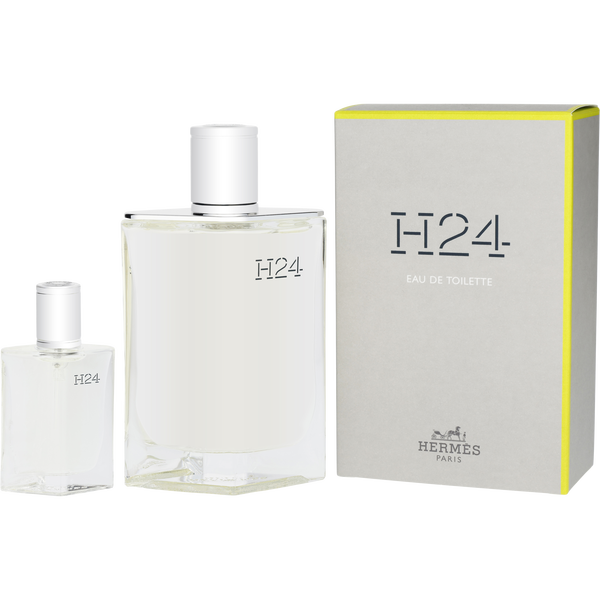 Hermes H24 by Hermes, Eau De Toilette Refillable Spray 3.4 oz & Eau De Toilette Spray 0.42 oz Mini