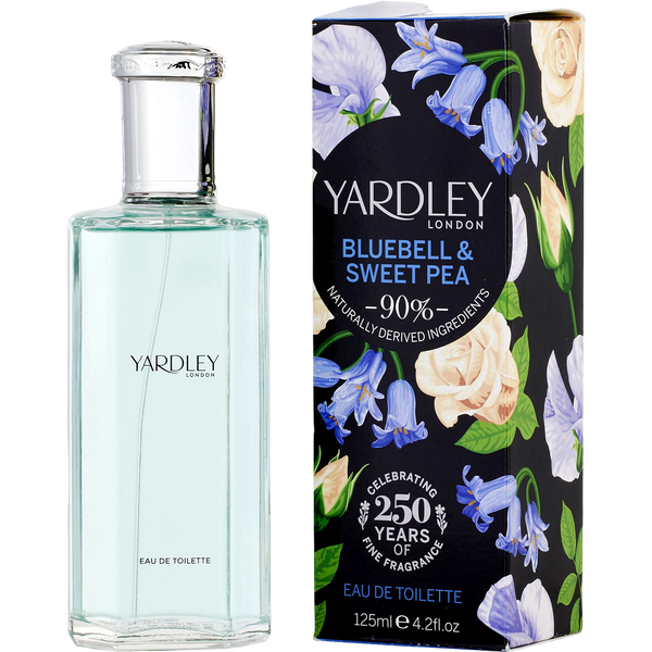 Yardley Bluebell & Sweetpea Eau De Toilette Spray 4.2 oz