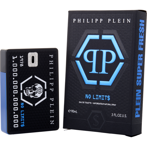 Philipp Plein No Limits Super Fresh by Philipp Plein Parfums, Eau De Toilette Spray 3 oz