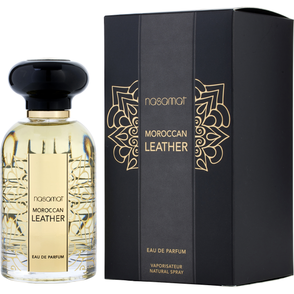 Nasamat Moroccan Leather Gold by Nasamat, Eau De Parfum Spray 3.4 oz