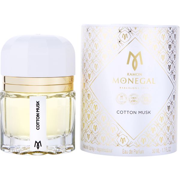 Ramon Monegal Cotton Musk by Ramon Monegal, Eau De Parfum Spray 1.7 oz