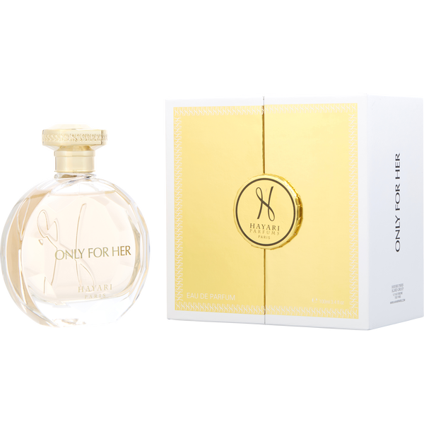 Hayari Only For Her by Hayari Parfums, Eau De Parfum Spray 3.4 oz