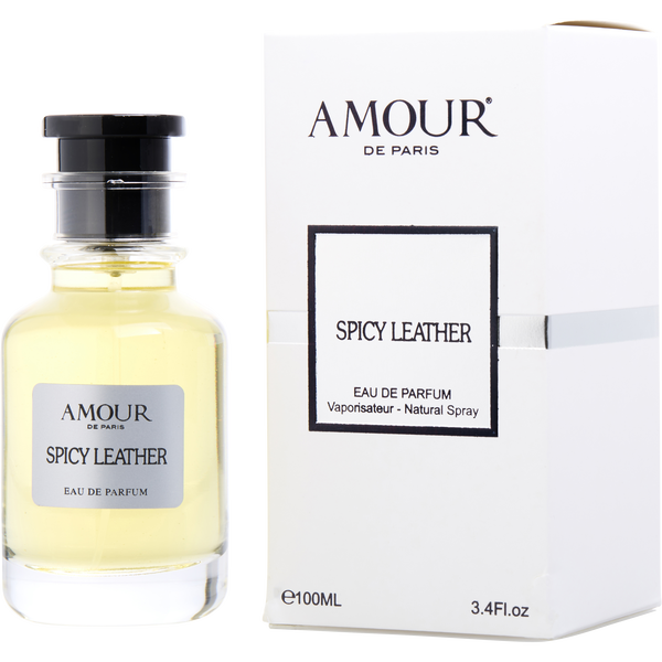 Amour De Paris Spicy Leather by Amour De Paris, Eau De Parfum Spray 3.4 oz