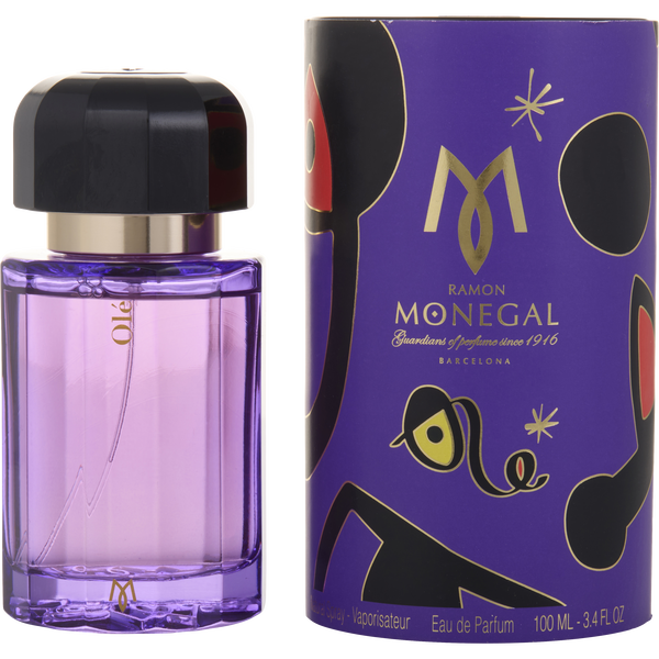 Ramon Monegal Ole by Ramon Monegal, Eau De Parfum Spray (Round Box) 3.4 oz