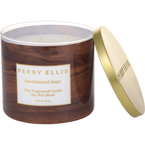 Perry Ellis Sandalwood Sage by Perry Ellis, Scented Candle 14.5 oz