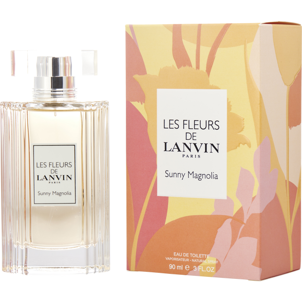 Les Fleurs De Lanvin Sunny Magnolia Eau De Toilette Spray 3 oz
