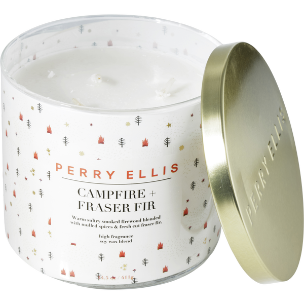 Perry Ellis Campfire & Fraser Candle 14.5 oz