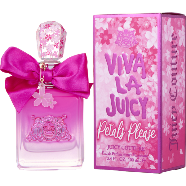Viva La Juicy Petals Please by Juicy Couture, Eau De Parfum Spray 3.4 oz