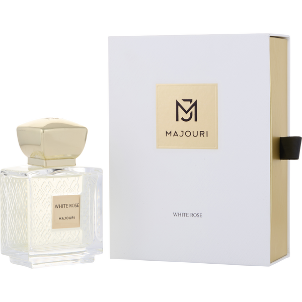 Majouri White Rose Eau De Parfum Refillable Spray 2.5 oz