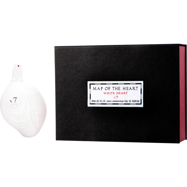 Map Of The Heart V.7 White Heart by Map Of The Heart, Eau De Parfum Spray 3 oz
