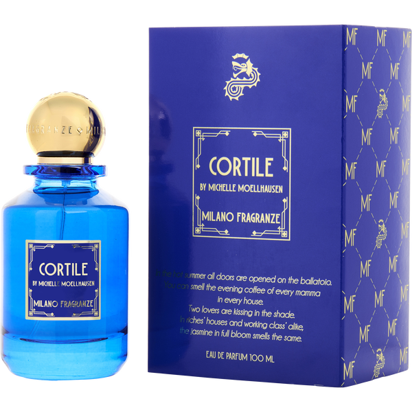 Milano Fragranze Cortile by Milano Fragranze, Eau De Parfum Spray 3.4 oz